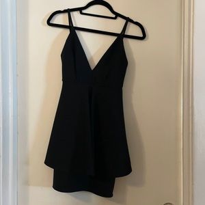 EUC black mini dress